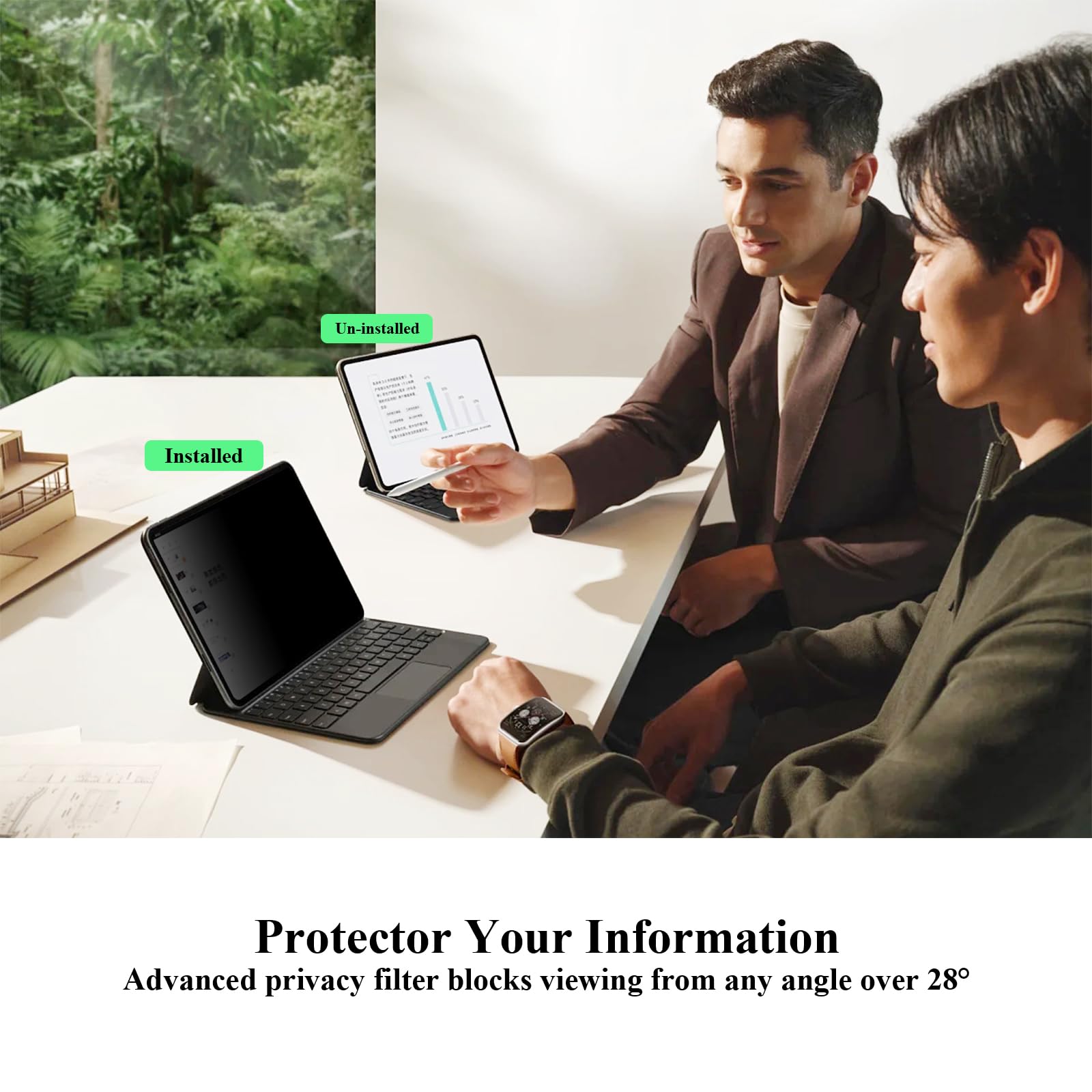 アイページ HOMISSUE Tall Bookshelf, 84 Inch Industrial Bookshelf with